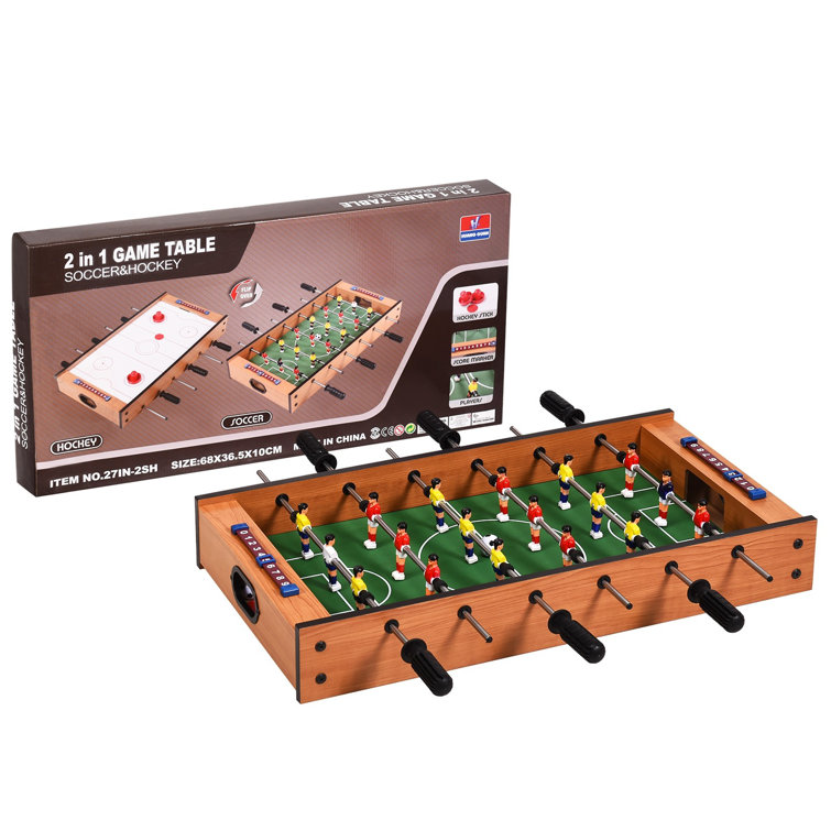 Mutia 2In1 Indoor/Outdoor Air Hockey Foosball Game Table Wayfair.ca